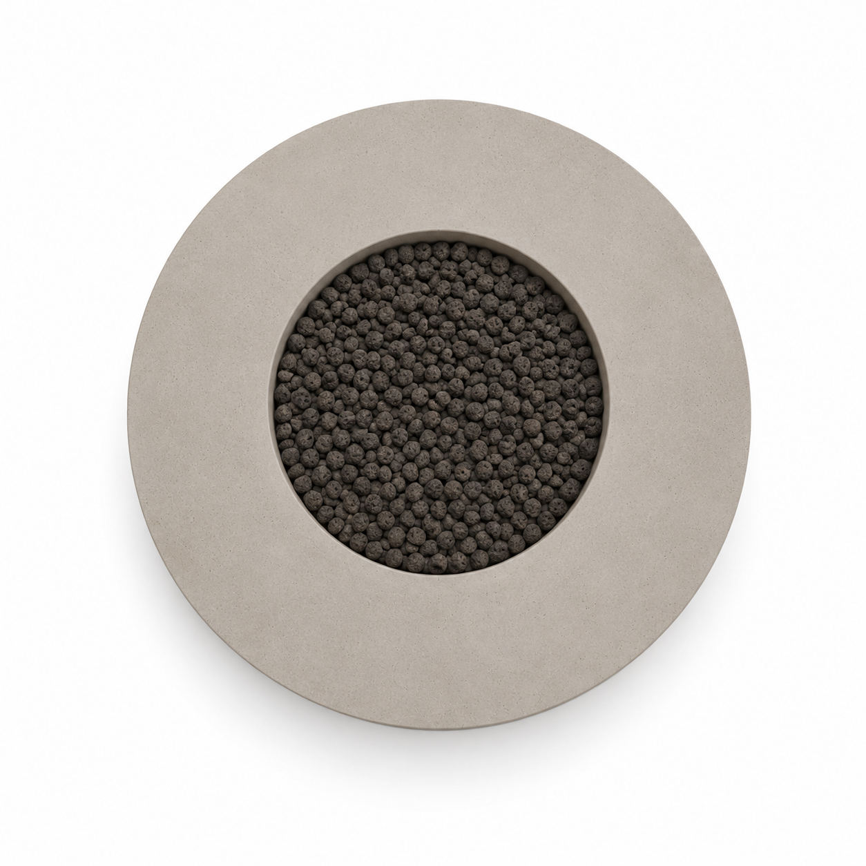 Le Brasero Circulaire "Cratère" en Béton Architectural