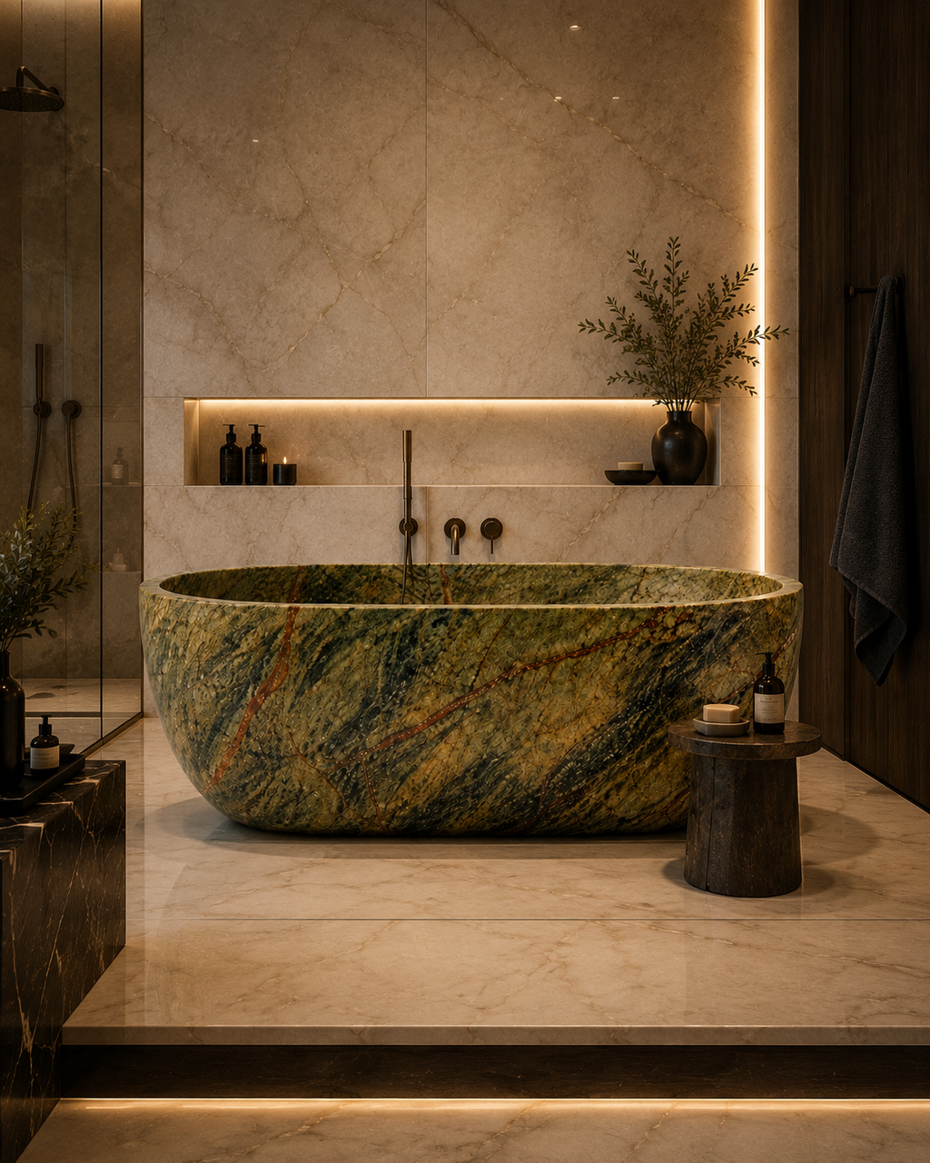 Baignoire amazonite