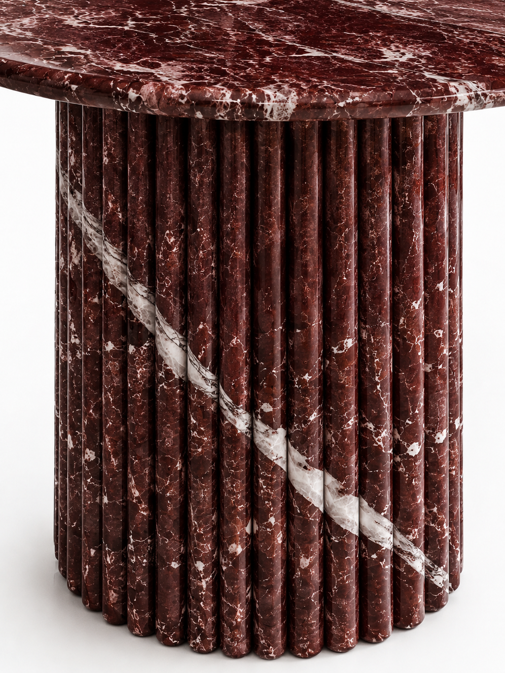 Rosso Levanto — La Table de Repas Sculpturale