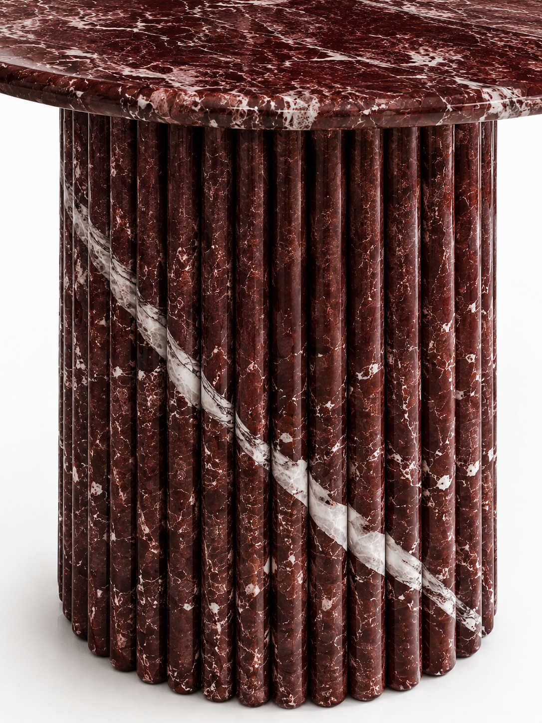 Rosso Levanto — La Table de Repas Sculpturale