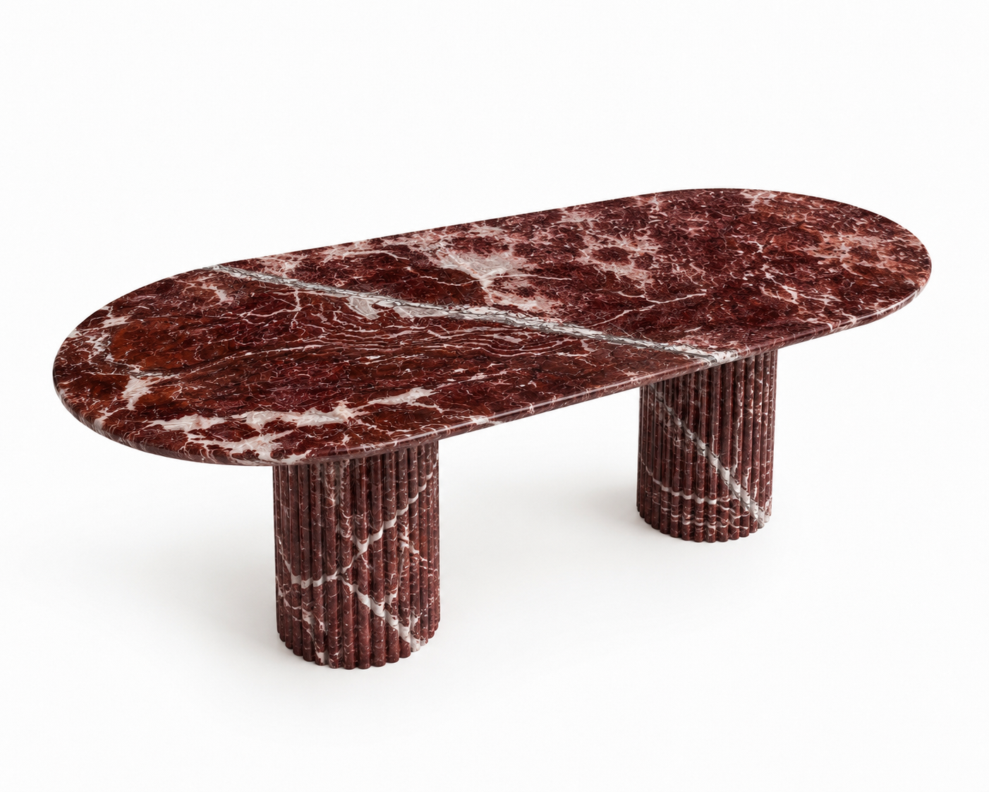 Rosso Levanto — La Table de Repas Sculpturale