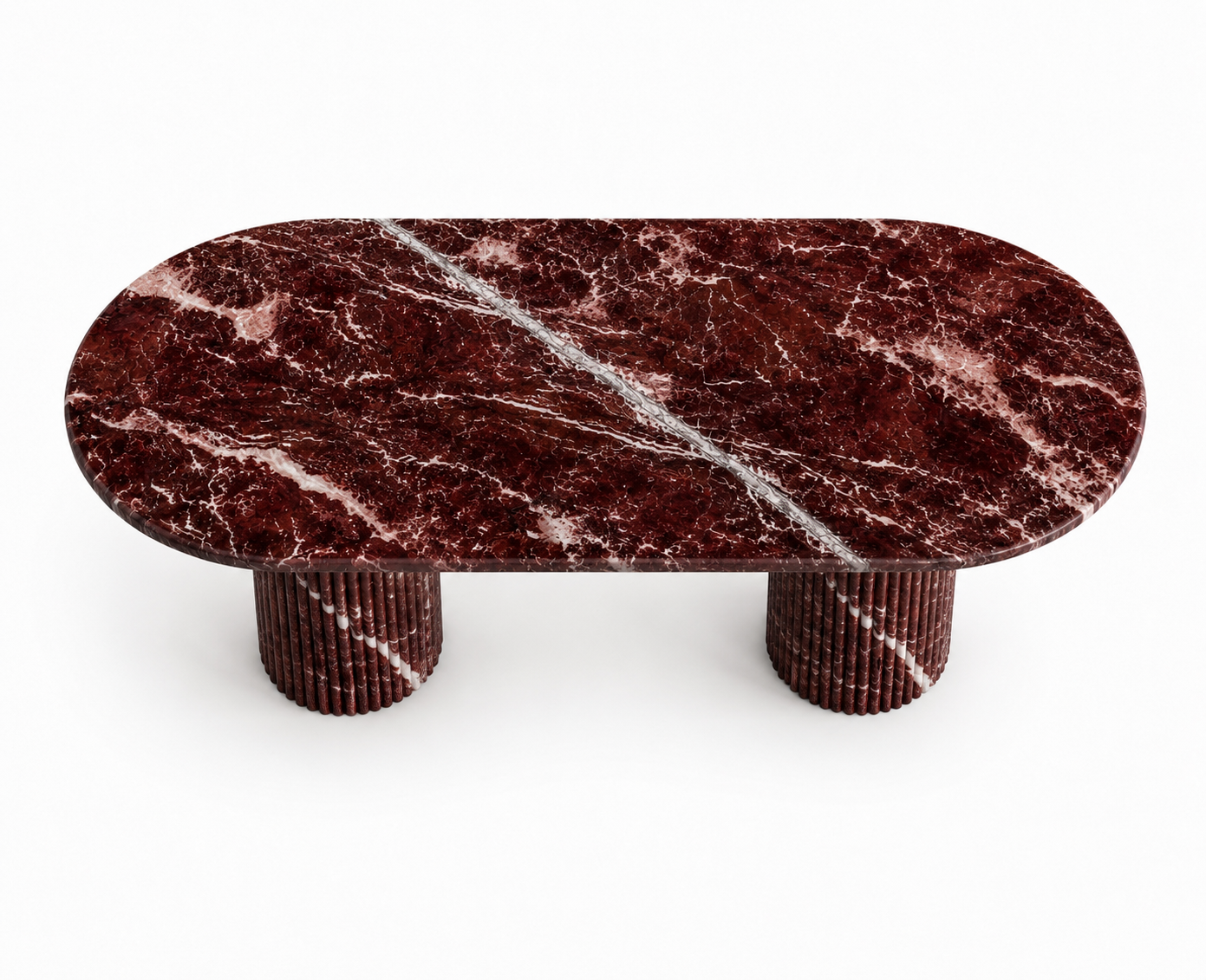 Rosso Levanto — La Table de Repas Sculpturale