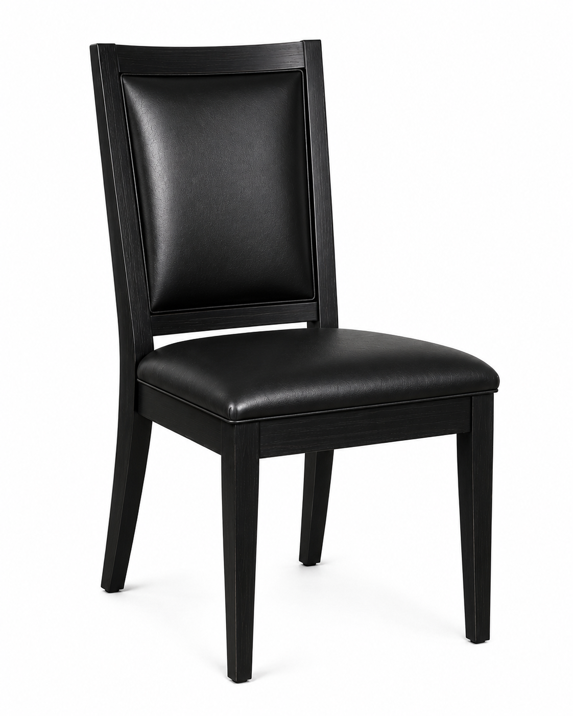 La Chaise de Repas Exécutive "Pure Onyx" en Chêne Noir et Cuir