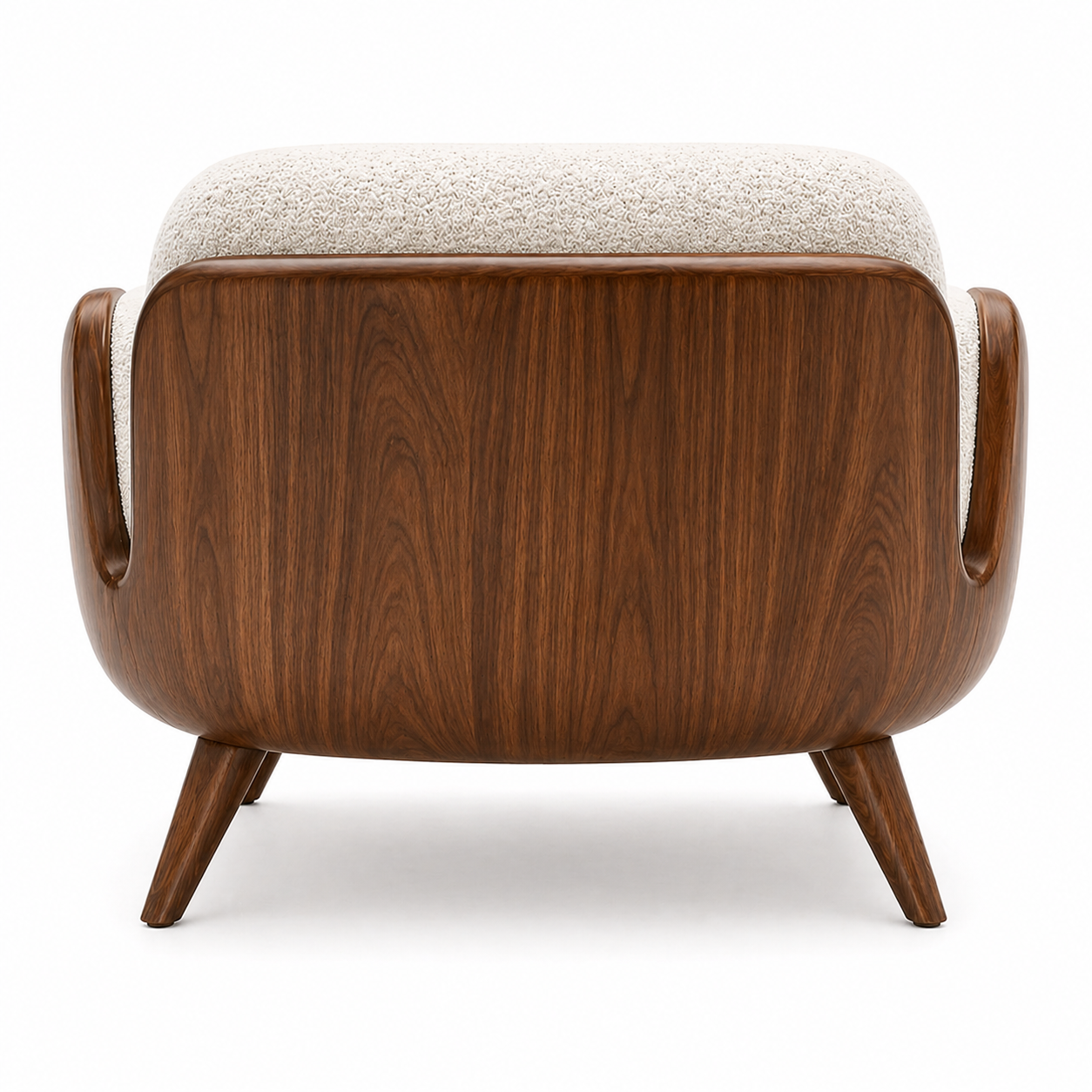 Le Fauteuil "Cocon" en Noyer Impérial