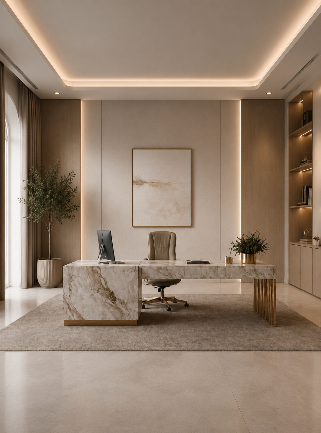 Le Bureau "Majesté" Calacatta