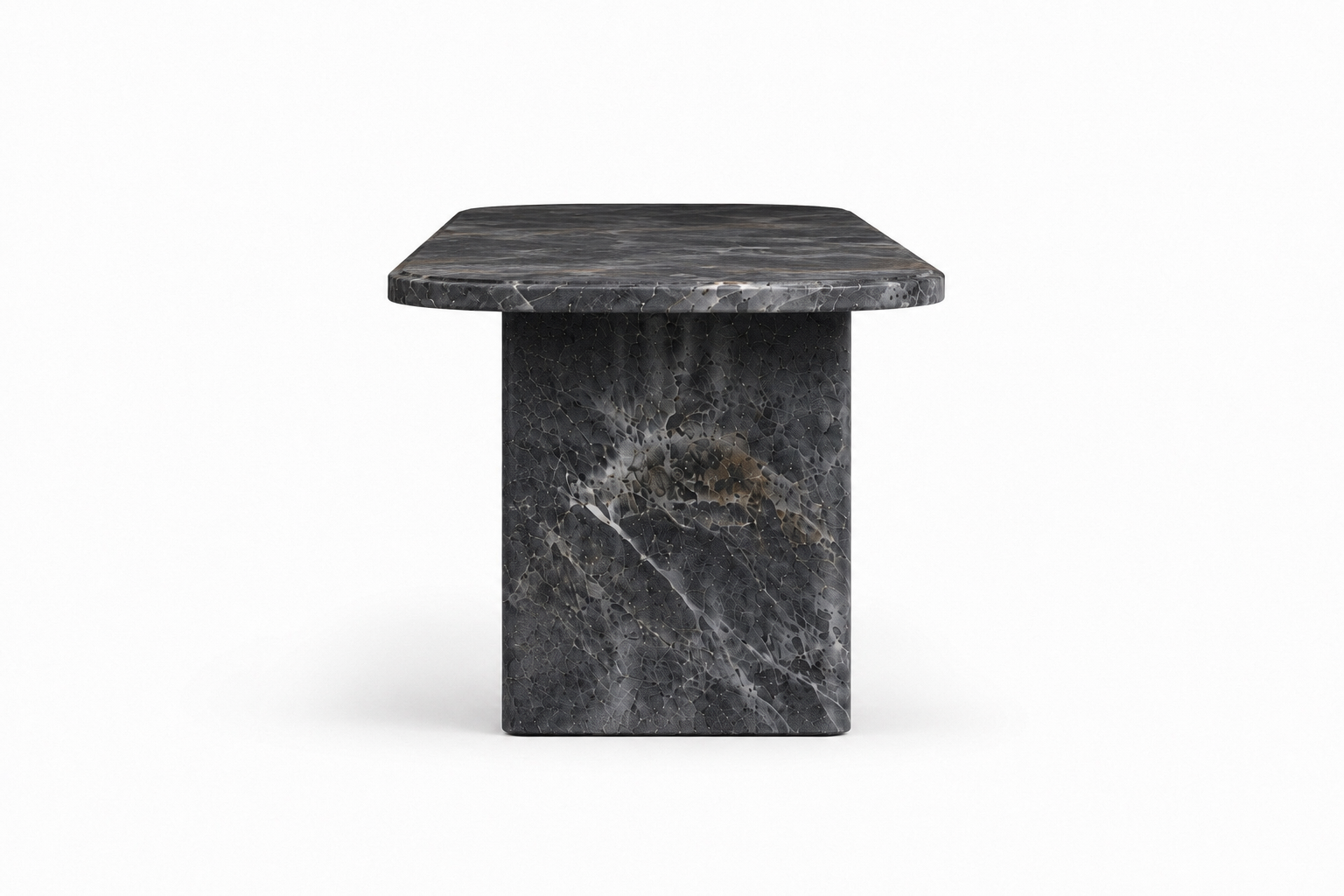 La Table de Repas Rectangulaire "Sill" en Quartzite Invisible Grey