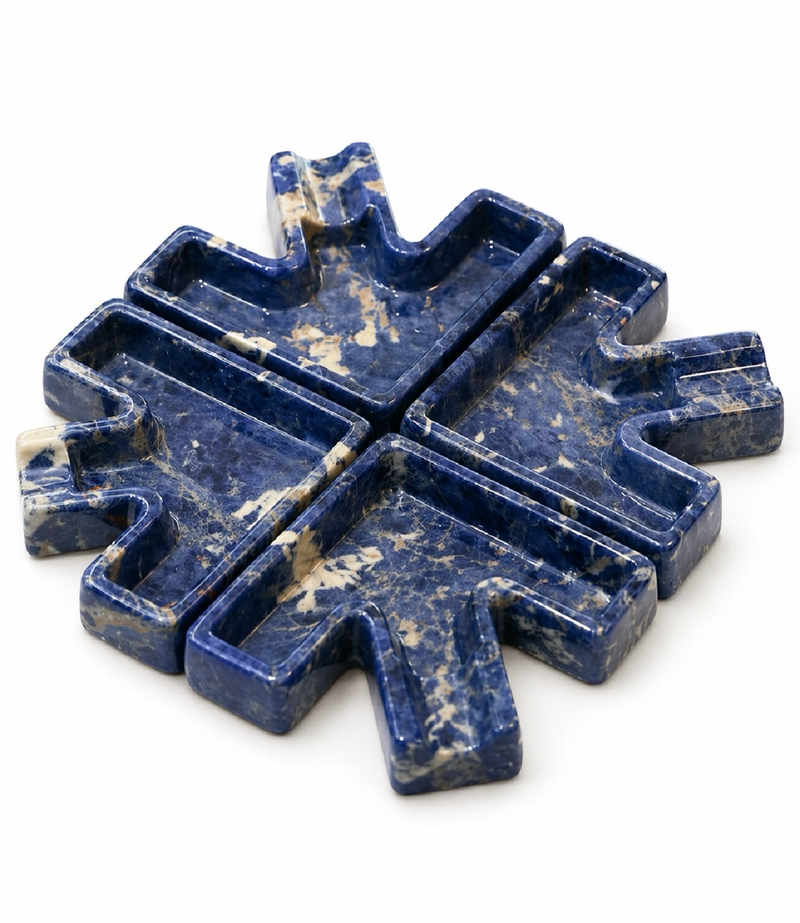 Le Cendrier "Atlas" en Sodalite Impériale
