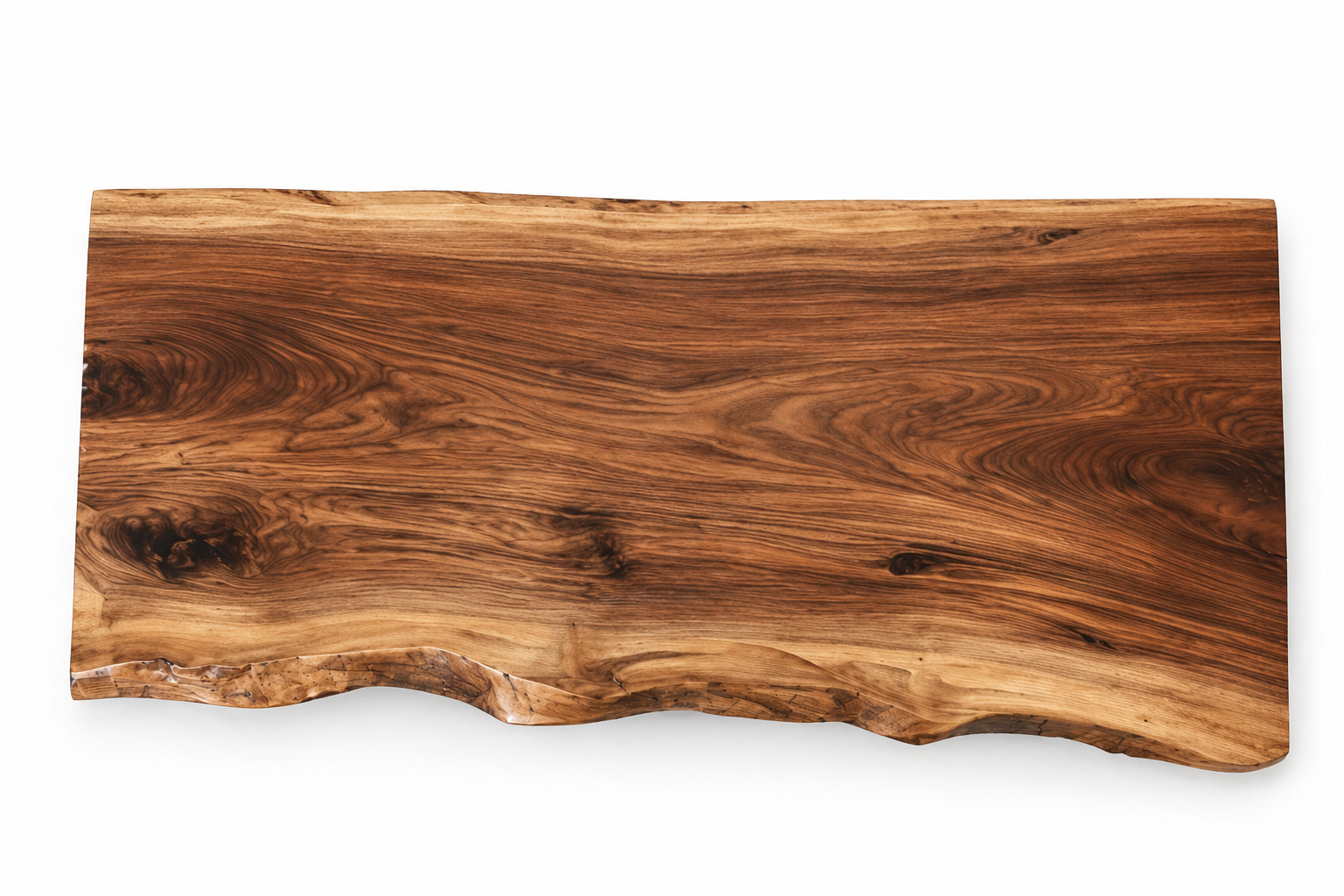 La Table "Sillage" en Noyer Live Edge