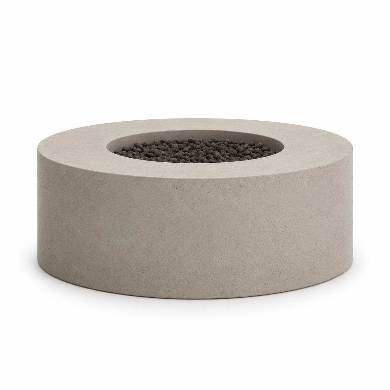 Le Brasero Circulaire "Cratère" en Béton Architectural