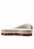 "Volupte" Daybed in Rosso Levanto