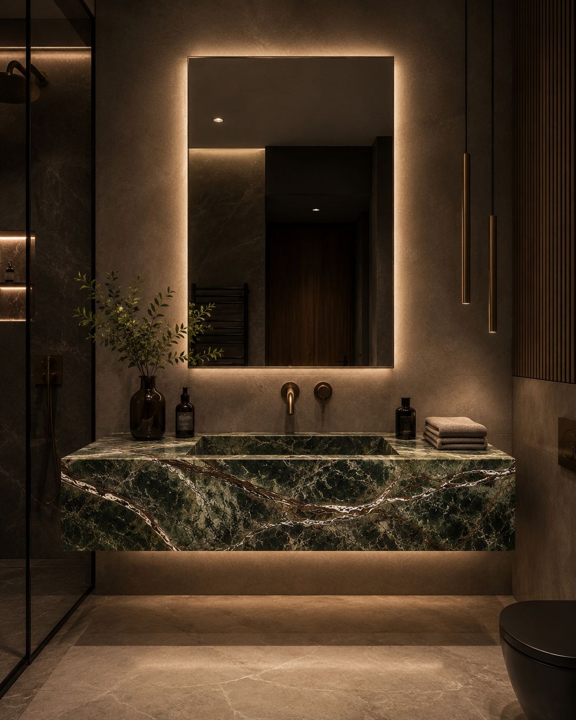 La Vasque Monolithe "Émeraude Royale"